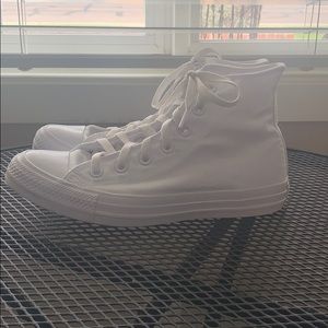 High-top White Monochrome Converse